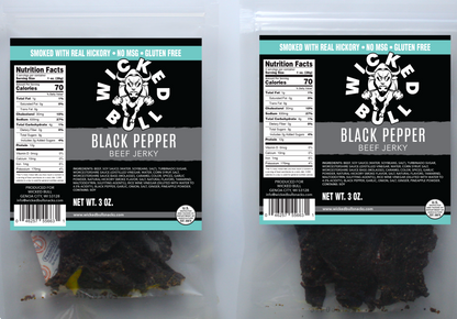 Black Pepper Beef Jerky 2 Pack