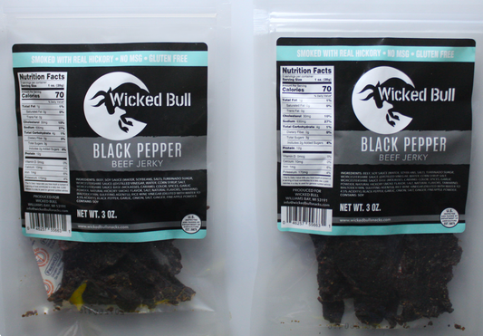 Black Pepper Beef Jerky 2 Pack
