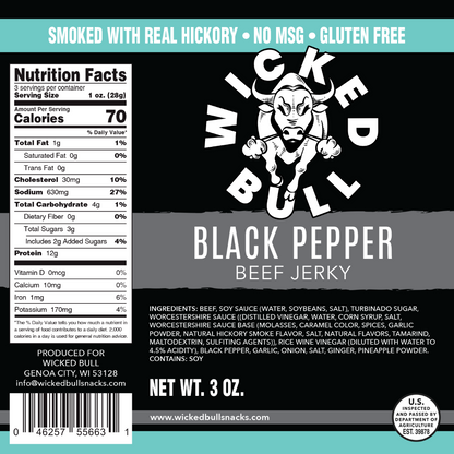 Black Pepper Beef Jerky