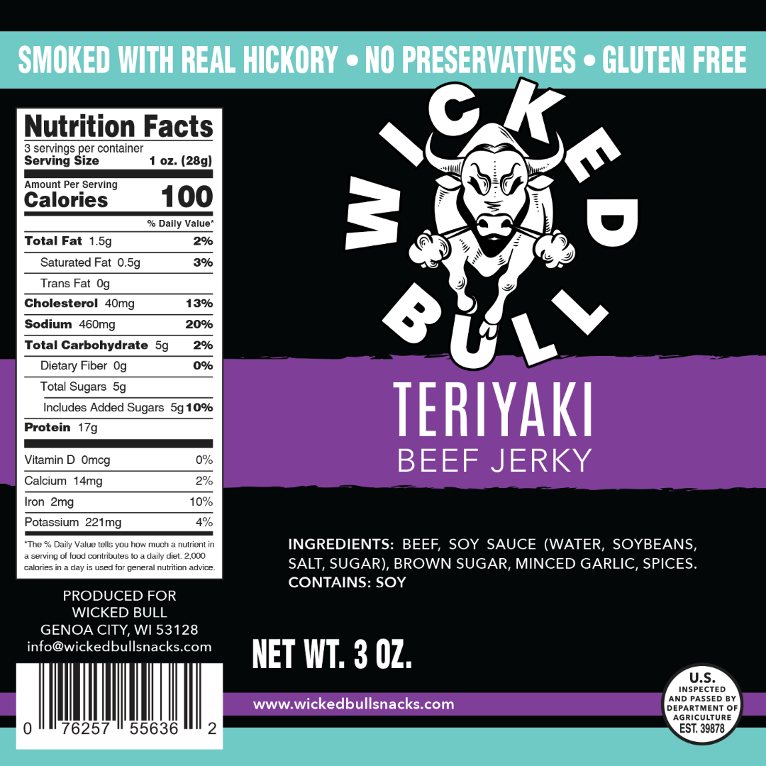 Teriyaki Beef Jerky 4 Pack